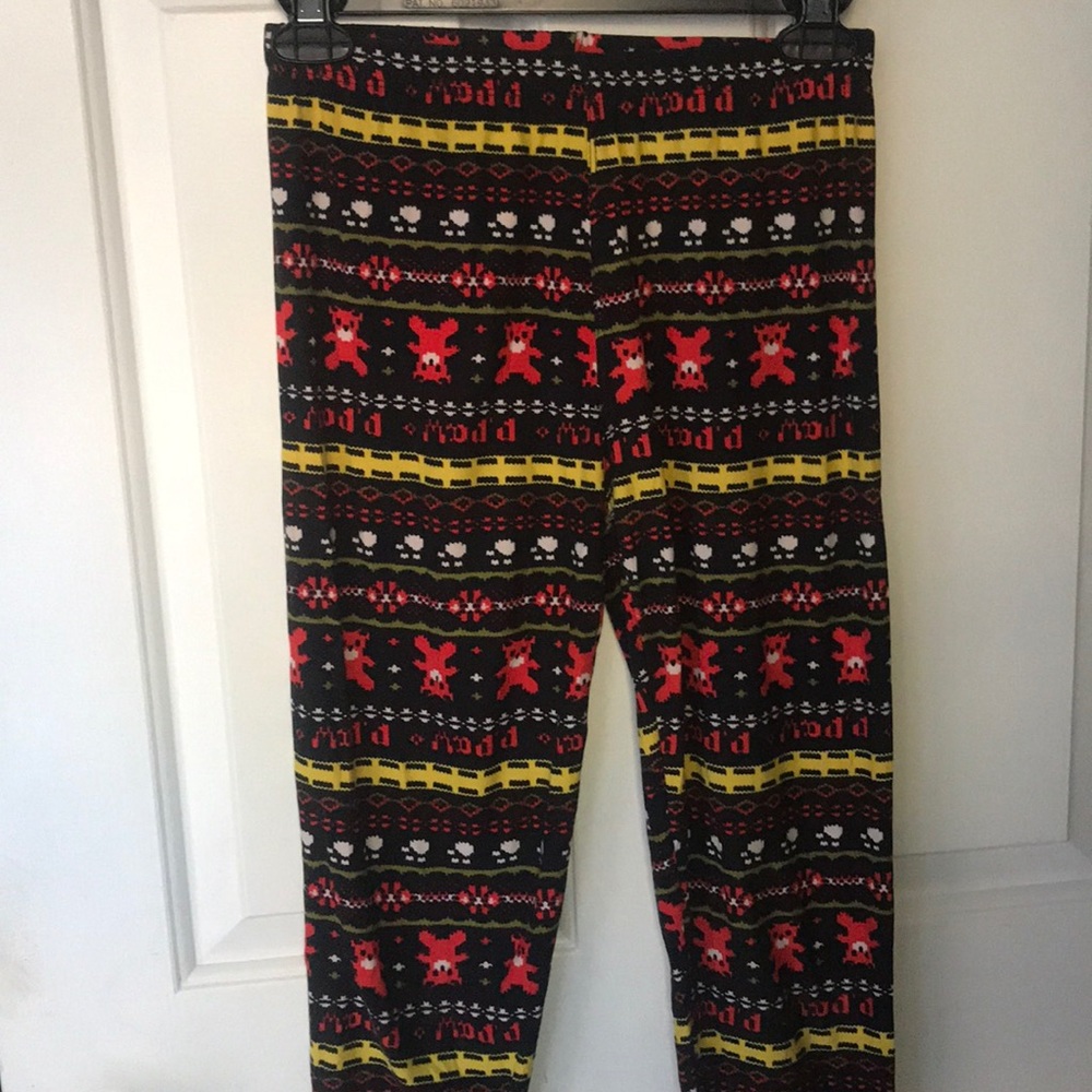 Patterned Bear Leggings